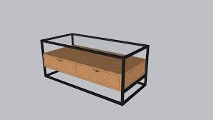 Les kenny may 10, 2021 6. Project 62 Ada Mixed Material Coffee Table With Glass Top 3d Warehouse