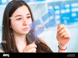 Semiconductor crystal hi-res stock photography and images