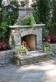 Outdoor fireplaces are generally built. Outdoor Fireplace And Patio Pictures Great Styles And Materi Als