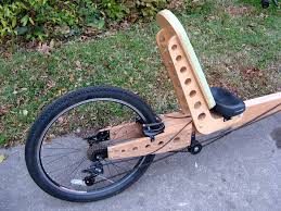 Plywood Frame Recumbent Wood Bike Bike Wooden Bicycle