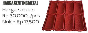 Produk langsung dari supplier, agen, produsen dan distributor terpercaya hanya ada disini harga grosir terlengkap berkualitas Harga Genteng Metal Pasir Murah Di Bandung Pro Rumah
