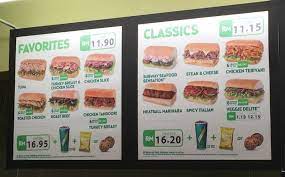 Discover better for you sub sandwiches at subway #38 ronnie's plaza in st louis mo. Subway Menu Including Prices In Miri City Bintang Megamall Miri City Sharing