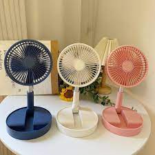 7200mah Wireless Stand Desk USB Foldable Fan Silent Mini Fan Electric USB  Fans 3 in1 With Double Blades For Home Office, Furniture & Home Living,  Lighting & Fans, Fans on Carousell