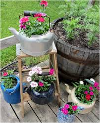 Decoration Jardin Objets Recuperation Tanaman Kebun Herbal Dan Kebun