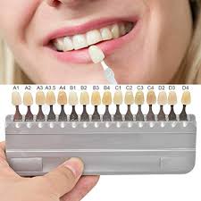 1 set 16 colors 3d teeth whitening shade guide porcelain tooth bleaching shade chart mold tracking comparing dental equipment dentist material