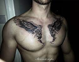 Wings Chest Tattoo Best Tattoo Design Ideas Collar Bone Tattoo For Men Collar Bone Tattoo Wing Tattoo Men