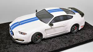 Learn How To Make A Realistic 3d Tiger Cake Car Cake Car Cake Tutorial Mustang Cake