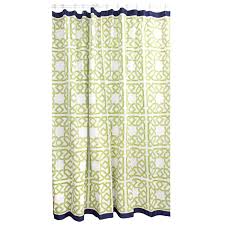Modern Bath Linens Parish Shower Curtain Jonathan Adler Green Shower Curtains Curtains Modern Towels