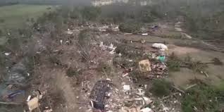 Home security cam shows in-ground pool and yard filled with Milton waters