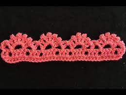 Crochet Wave Fan Edging Tutorial Girlybunches Youtube Dishcloth Crochet Pattern Crochet Edging Crochet Lace Edging