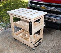 Portable Work Table Portable Work Table Woodworking Projects Wood Diy