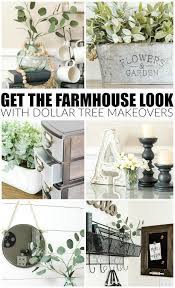 How To Get The Farmhouse Look With Dollar Tree Items Diy Farmhouse Decor Easy Home Decor Country Farmhouse Decor