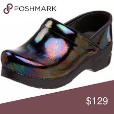 New Dansko Pro Petrol Patent Oil Slick Clogs Nursing Shoes Women Shoes Clogs