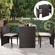 Small Patio Table With 2 Chairs In 2020 Patio Sofa Set Small Garden Table Wicker Patio Set