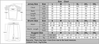 Wosawe Mens Cycling Jersey Size Chart Zebsports