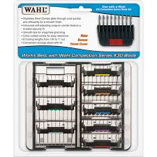 The standard attachment comb lengths are: Detachable Blade Stainless Steel Combs Wahl Animal