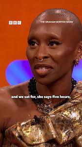 CynthiaErivo's MAGICAL meeting with #ArianaGrande 🧙‍♀️🪄 #grahamnorton  #thegrahamnortonshow #wicked #wickedmovie