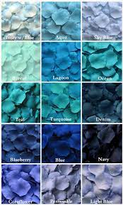 Blue Rose Petals 17 Shades Of Blue Silk Rose Petals Fake Etsy Flower Girl Petals Fake Rose Petals Silk Rose Petals