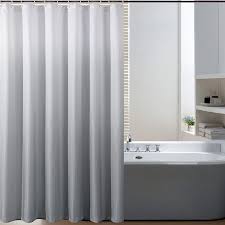 If you want your shower curtain to be a subtle complement to the other bolder elements in your bathroom, check out wamsutta®'s soft neutral tones in a variety of minimalist styles. Textured Fabric Bath Shower Curtain Ombre Shower Curtains For Bathroom With 12 Hooks 70 X 72 Inch Grey Gradient Walmart Canada