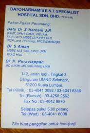 See more of hospital kuala lumpur on facebook. Dato Dr Harnam Singh Ent Specialist Hospital Ent Clinic In Jalan Ipoh