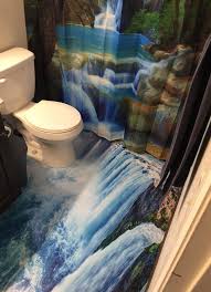 My Waterfall Bathroom 3d Floor Art 3d Floor Art Floor Art Waterfall