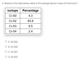 Average atomic mass worksheet calculate the average atomic mass for each element based on the natural abundance of its isotopes. I Really Need Someone To Explain How To Find The Average Atomic Mass The Gizmos Was Really Brainly Com