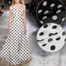 Black And White Polka Dot Chiffon Fabric 2 Color Black And White 100 Pure Silk Chiffon Fabric With Etsy Silk Chiffon Fabric Printed Silk Fabric Chiffon Fabric