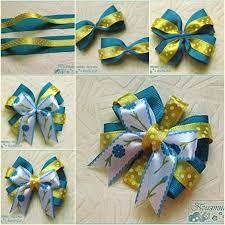 Diy Beautiful Satin Ribbon Bow Hair Clip Bows Diy Ribbon Ribbon Hair Bows Diy Bow