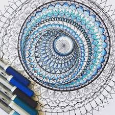 Download 2 824 Likes 42 Comments Staedtler Staedtlermars On Instagram Work In Progress Of Mini Mandala Doodles By Coloring Book Art Mandala Design Art Mandala