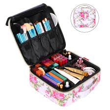 Latest bollywood news, bollywood news today, bollywood celebrity news, breaking news, celeb news, celebrities. Niceebag Makeup Bag Professional Train Case Cute Cosmetic Case For Women Girls Travel Leather Makeup Box Organizer With Brush Section Removable Dividers For Cosmetics Make Up Tools White Peony Buy Online In India