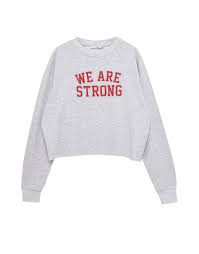 Check spelling or type a new query. Cropped Sweatshirt With Text New Woman Pull Bear Romania Ropa Pantalones De Vestir Mujer Sudaderas