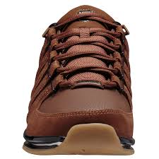 Details such as the logo badge at the lace and dome logos at the heel and tongue finish out the look.der rinzler sp ist ein überzeugender, vom tennisplatz inspirierter schuh mit charakter. K Swiss Rinzler Herren Sneaker Sportschuh 01235 206 M Braun Sneakerprofi De