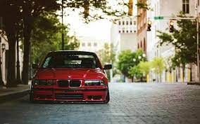 Bmw E36 3 Series Red Slammed Bmw E36 Bmw Wallpapers Bmw