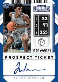 2020 21 Panini Contenders Draft Picks Basketball Checklist Set Info Box