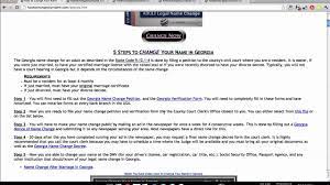 The list below will segregate each of the reasons. How To Change Your Name In Georgia On Vimeo