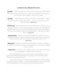 Intestinal Parasite Info