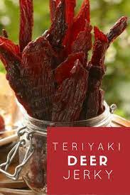 Best Teriyaki Deer Jerky Ever Here Http Diydeerjerky Com Teriyaki Deer Jerky Recipe Deer Jerky Recipe Deer Meat Recipes Jerky Recipes