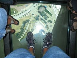 Standing On The Glass Floor Cn Tower Toronto Luxury Backpack Travel Style Cn Tower