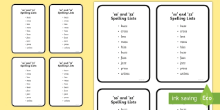Words by translating the letters into speech sounds to determine the word's pronunciation and. Ss And Zz Words Sound Spelling List Cards