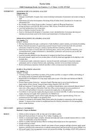 Handle key suppliers in purchasing through communication of requirements, deadlines. Supply Planning Analyst Resume Samples Velvet Jobs