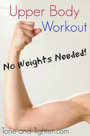 upper body workout without weights
