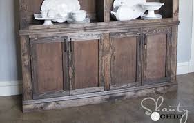 You'll find sideboards and buffets are versatile enough to have in a living room, an entryway, and a hallway as a storage and display piece. Shanty Sideboard Ana White