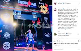 I've put 1 year of training for this, i've sacrificed my time with my family, i've tried my best to squeeze in my find with tag : Ambil Masa 15 Jam Alif Satar Berjaya Tamatkan Cabaran Ironman Perkara Gila Yang Saya Pernah Lakukan Hiburan Mstar