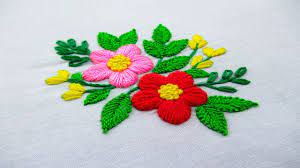 Latest fantasy flower embroidery design * bordado fantasía * modern hand embroidery flower designs. Hand Embroidery Flower Embroidery Design Easy Embroidery Stitches Youtube
