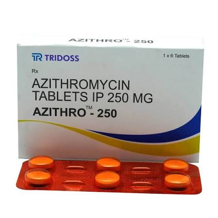 Buy Azithro 250 Tablet online | Uses, Side Effects, Price and substitutes | Apollo Pharmacy