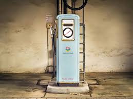 Vintage Gas Pump Logo Mockup Vintage Gas Pumps Petrol Station Gas Pumps