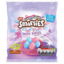 Smarties Unicorn Milk Chocolate Mini Eggs Pouch 80g Easter Treats Iceland Foods