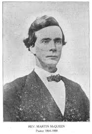 Rev Martin McQueen (1823-1888)
