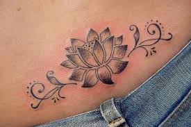 35 Lovely Lotus Flower Tattoos Slodive Tribal Flower Tattoos Hip Tattoo Tattoos
