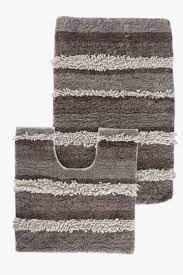 2 Piece Chenille Stripe Bath Mat Mr Price Home Striped Bath Mats Bath Mat Sets Bath Mat